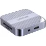 UNITEK MagSafe-kortinlukija USB-C 3.2 Gen 1 SD/Micro SD Space Gray S1244CGY01