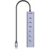 UNITEK aktiivinen USB-C-keskitin 3x USB-C 10Gbps 4x USB-A