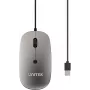 UNITEK SlimTrack 1600DPI langallinen optinen hiiri, harmaa