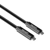 UNITEK USB-C Active Optical Cable 7 m – 10Gbps, PD60W, 8K@30Hz, musta
