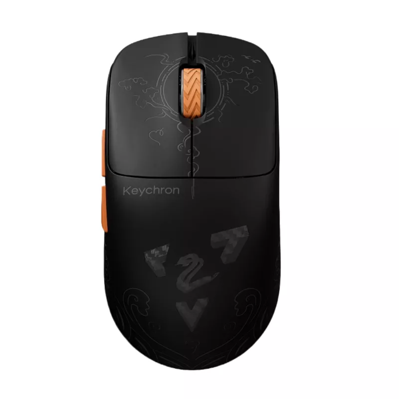 Keychron G3-Z1 langaton pelihiiri, 3950-sensori, 8K, musta hiilikuitu