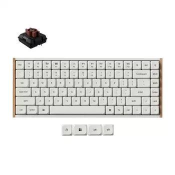 Keychron K3U-Q3Z 75% Milk POM Brown Switch 8K mekaaninen näppäimistö