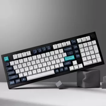Keychron Q5M-M1 96% mekaaninen näppäimistö, Gateron G Pro Red Switch, RGB Hot-Swap, Bluetooth 5.1 & USB-C, alumiinikotelo