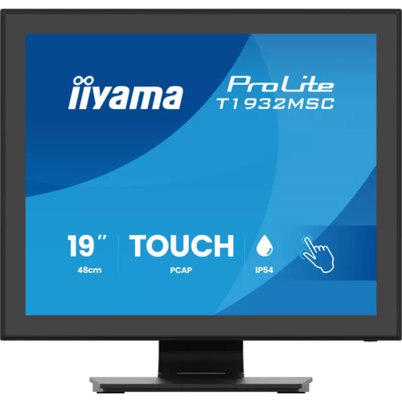 IIYAMA T1932MSC-B2S 19 tuuman IPS LED -kosketusnäyttö - musta