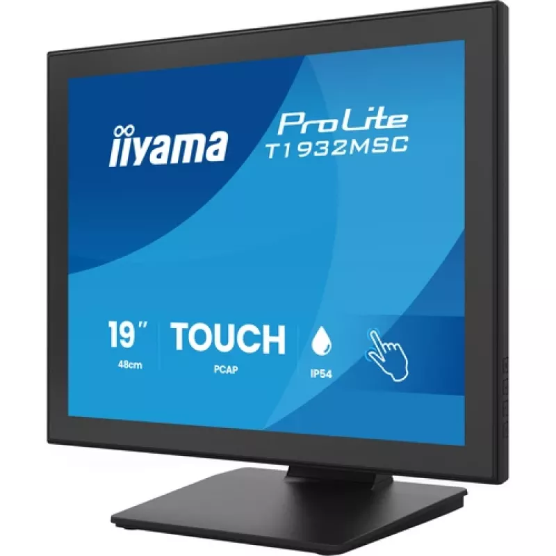 IIYAMA T1932MSC-B2S 19 tuuman IPS LED -kosketusnäyttö - musta
