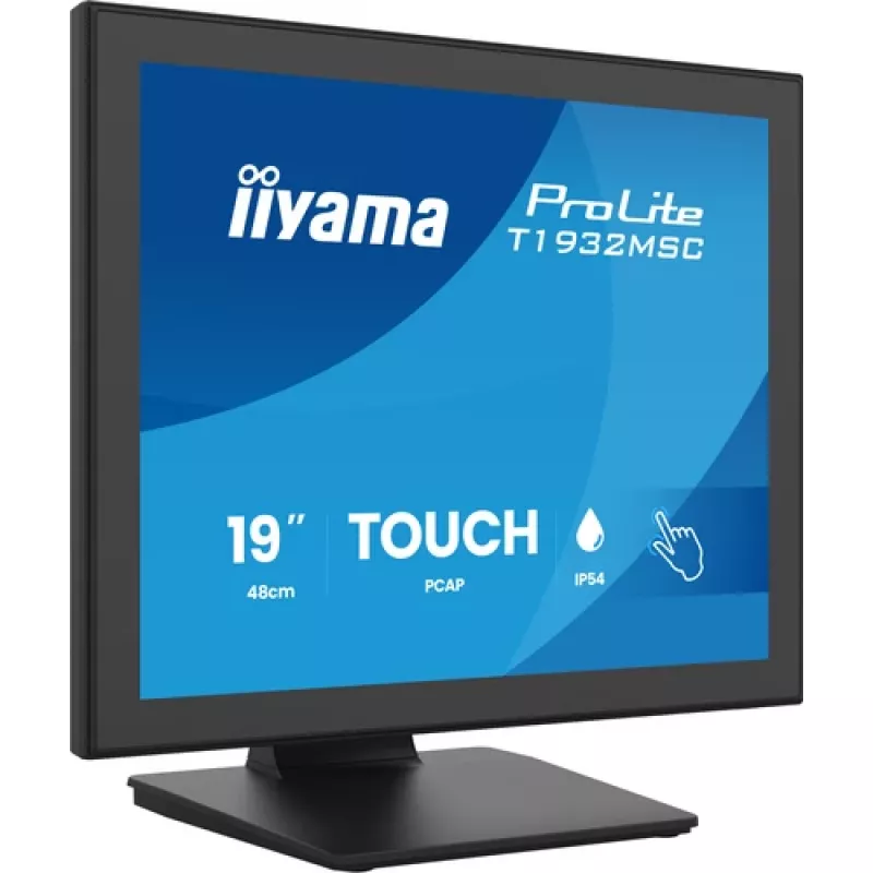 IIYAMA T1932MSC-B2S 19 tuuman IPS LED -kosketusnäyttö - musta