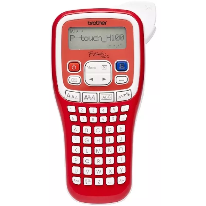 Brother PT-H100R tarratulostin, lämpösiirto, 180 dpi, valkoinen/punainen