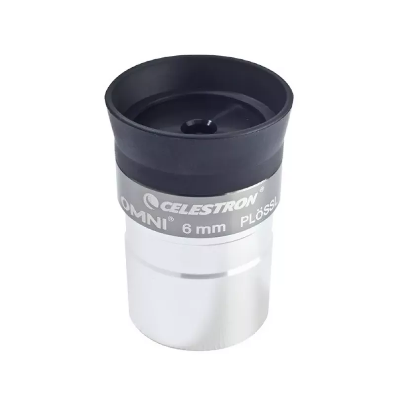Celestron Omni 6 mm Plössl okulaari - 1,25 tuumaa täysin monipinnoitettu - musta/hopea