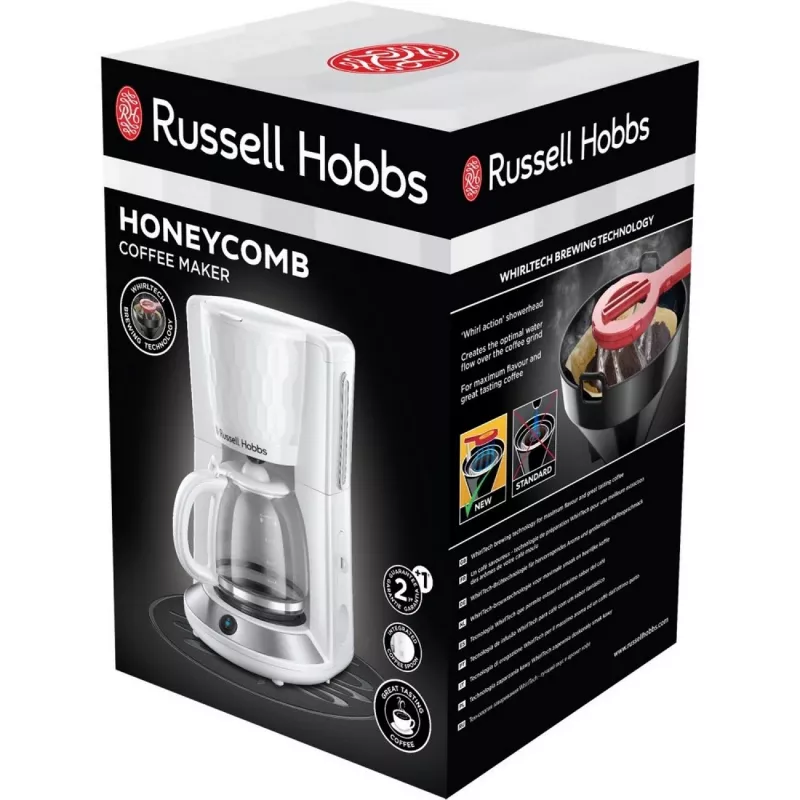 Russell Hobbs 27010-56 2-viipaleen pop-up leivänpaahdin, 850W, valkoinen