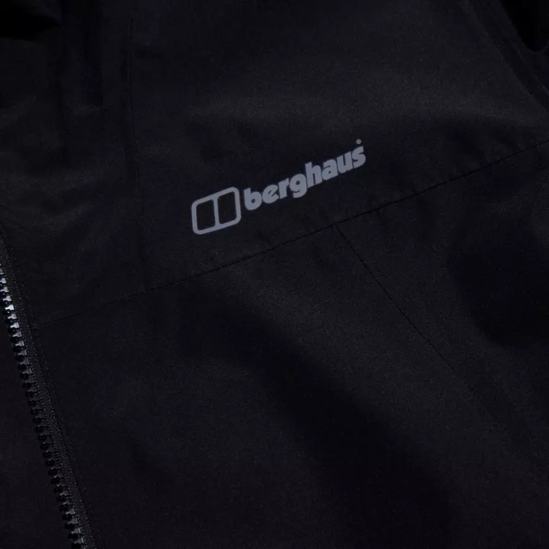 BERGHAUS Deluge Pro 3.0 miesten sadetakki, koko M, musta