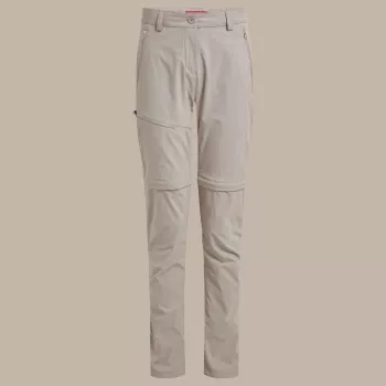 Craghoppers NosiLife Pro Convertible Trouser III naisten vaellushousut - Soft Mushroom