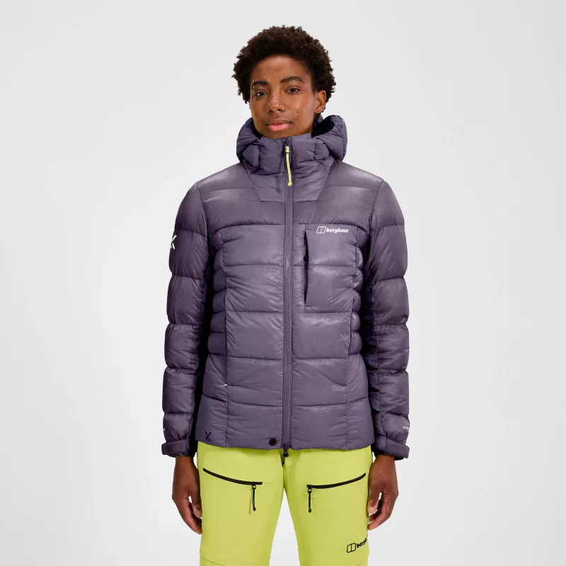 Berghaus MTN Arete Ultra Down Hoody naisten - Purple Planet, koko M