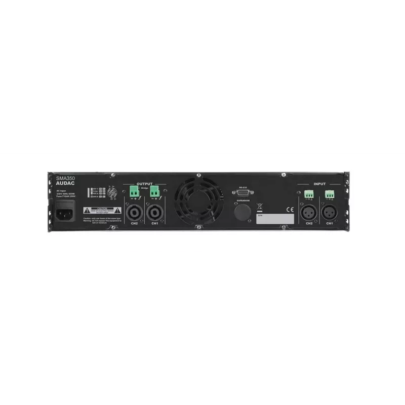 AUDAC SMA350 2.0-kanavainen vahvistin musta
