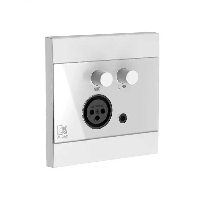 AUDAC WP205/W seinälevy / kytkinlevy valkoinen