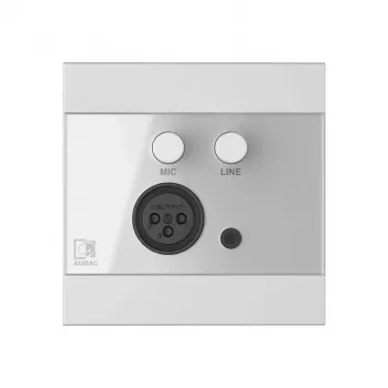 AUDAC WP205/W seinälevy / kytkinlevy valkoinen