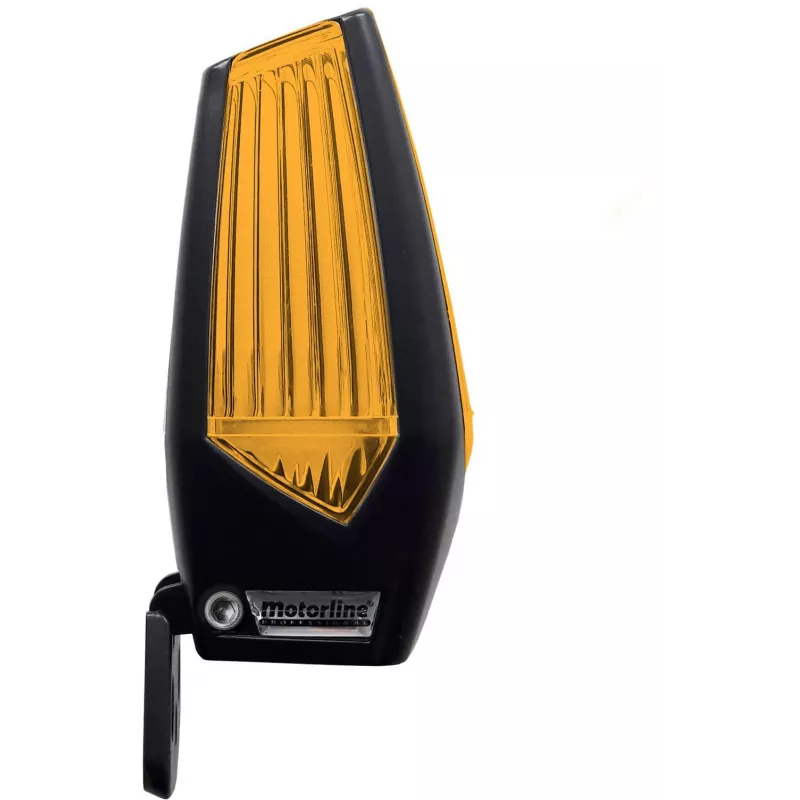 Motorline MP205 oranssi LED-varoitusvalo 12-230V kiinnikkeellä (001PLM10918012)