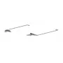 HP L52009-001 saranasarja HP 15-DW/15-DY/15-DA/15-DB/250 G7/255 G7 -sarjalle - vasen ja oikea näytön sarana - musta/hopea