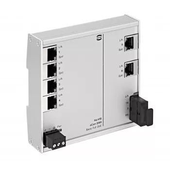 HARTING Ha-VIS eCon 2061GBT-AF hallitsematon gigabit-kytkin, 6 porttia, DIN-kisko