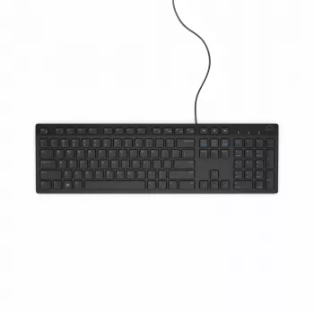 DELL KB216 USB saksalainen musta langallinen näppäimistö