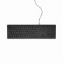 DELL KB216 USB saksalainen musta langallinen näppäimistö