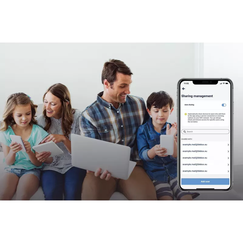 BLEBOX inputSensorQ WiFi 4-tulomoduuli
