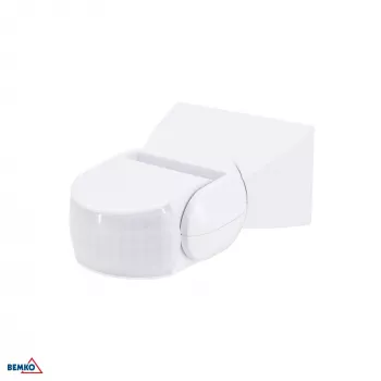 BEMKO PIR-liiketunnistin 1200W 180° IP65 valkoinen