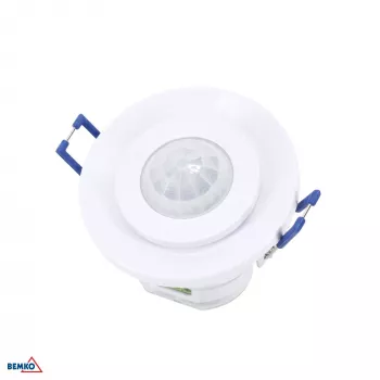 BEMKO PIR-liiketunnistin 800W 360° valkoinen uppoasennus