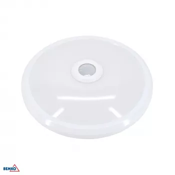 BEMKO DORIA LED-kattovalaisin 12W 4000K 1000lm IP20 PIR-anturilla valkoinen