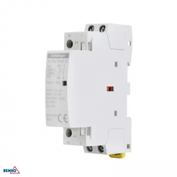SCHELINGER SC101 modulaarinen kontaktor 1P 25A 1NO+1NC 230V AC