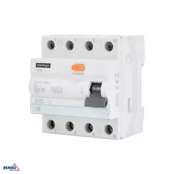 SCHELINGER vikavirtasuojakatkaisija AC 4P 63A 30mA