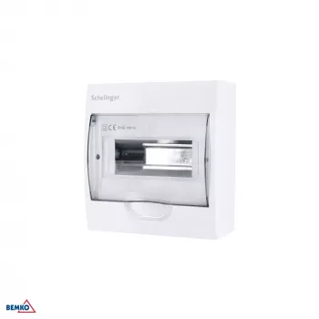 SCHELINGER A80-RDN-IP40-NPE-08P pinta-asennettava jakokeskus IP40 8N+8PE 1x8P