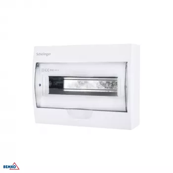 SCHELINGER pinta-asennettava jakokeskus IP40 12N+12PE 12 moduulia 1 rivi