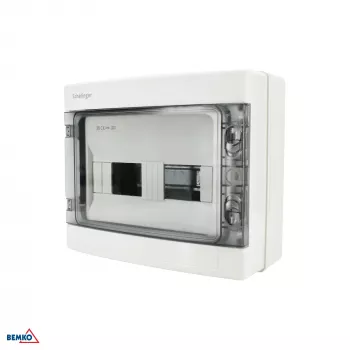 SCHELINGER A80-RHN-IP65-NPE-12P pinta-asennettava hermeettinen jakokeskus IP65 12N+12PE 1x12P