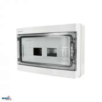 SCHELINGER A80-RHN-IP65-NPE-18P pinta-asennettava jakokeskus IP65 18N+18PE 1x18P harmaa