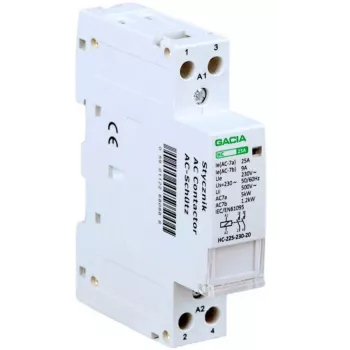 GACIA HC 2P/25A 2NO 230V modulaarinen kontakti 2-napainen 25A 230V AC