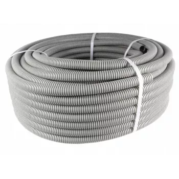 PAWBOL aaltoputki PVC 50m, 320N, ulkohalkaisija 20mm / sisähalkaisija 14mm, harmaa 6161A-50P