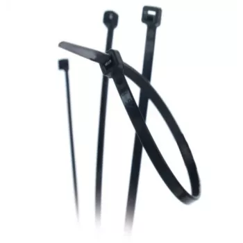 TRYTYT CV-250IW musta UV-nippuside 250x3,6mm nylon 6.6 (100 kpl)