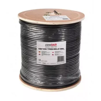 CONOTECH NS-752 koaksiaalikaapeli NS100 TRI geelitäytetty musta - rulla 300 m