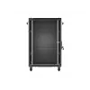 Lanberg 19 tuuman 18U 600x600 musta pystykaappi lasiovella (Flat Pack)