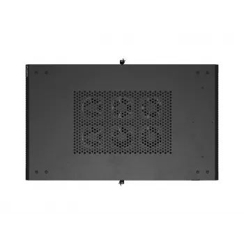 LANBERG 19 tuuman 27U vapaasti seisova palvelinkonepöytäkaappi 600x1000 mm musta karkaistu lasiovi (Flat Pack)