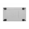 LANBERG 19 tuuman 42U pystykaappi 600x1000 mm harmaa, karkaistu lasiovi, LCD-näyttö, Flat Pack