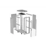 LANBERG 19 tuuman 42U pystykaappi 600x1000 mm harmaa, karkaistu lasiovi, LCD-näyttö, Flat Pack