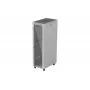 LANBERG 19 tuuman 42U pystykaappi 600x1000 mm harmaa, karkaistu lasiovi, LCD-näyttö, Flat Pack