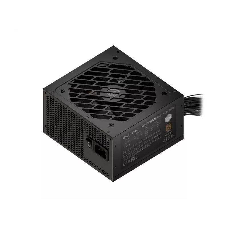 Genesis Nihon 750NM Black 750W 80+ Bronze ATX 3.1 täysin modulaarinen virtalähde