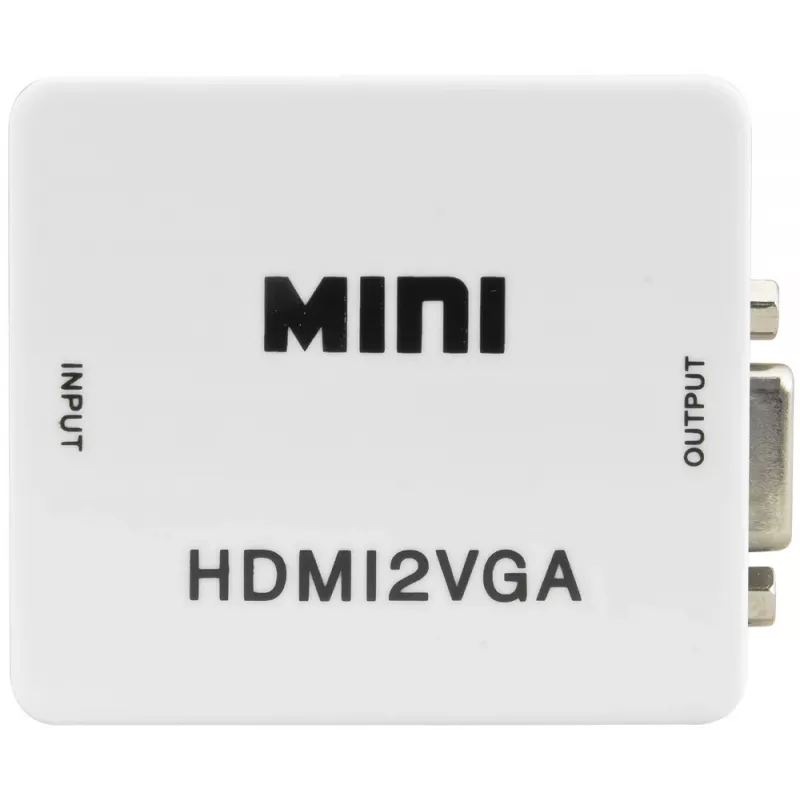 PULSAR HDMI-VGA-muunnin äänellä - musta