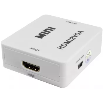 PULSAR HDMI-VGA-muunnin äänellä - musta