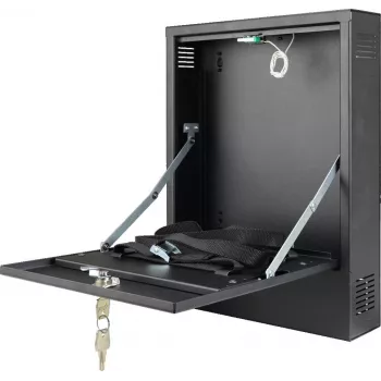Pulsar AWO528 DVR-kotelo, teräs, musta, seinäasennus