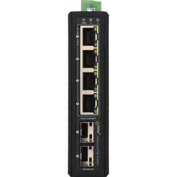 PULSAR ISFG64-BT teollisuuskytkin (4x PoE, 2x SFP)