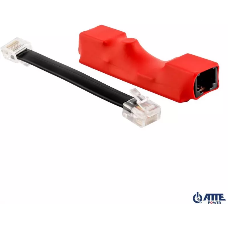ATTE ASUC-15-480-HS passiivinen PoE-sovitin, tulo 10-30V DC, lähtö 48V DC 15W, 0,31A, RJ45, seinäasennettava, musta