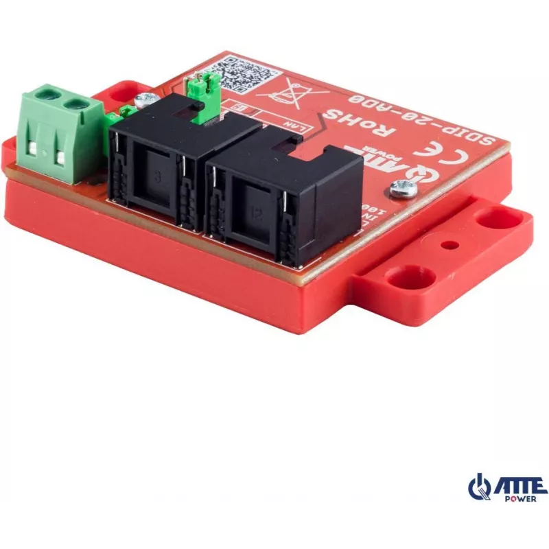 ATTE SDIP-20-AD0 PoE Step-Down -adapteri 20W 12V DIN-kisko